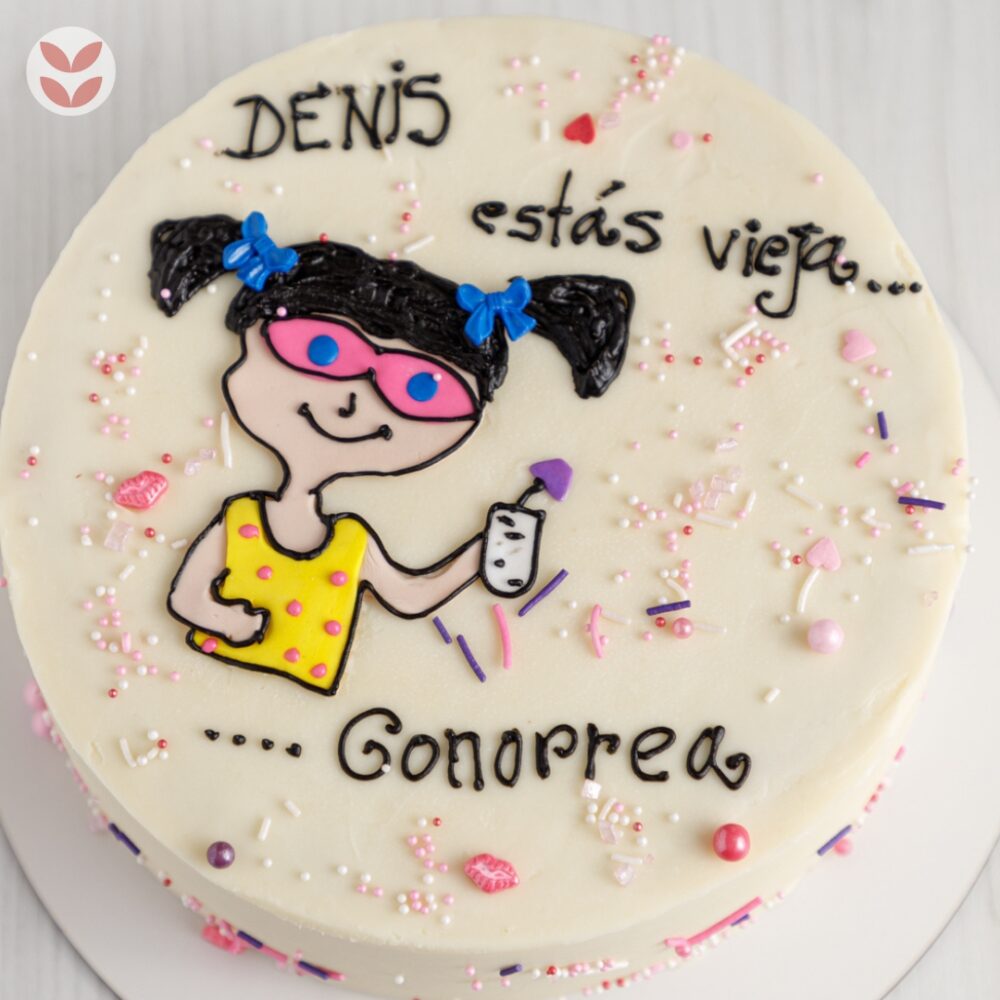 Torta Meme Cakes Cumpleaños con Frases Graciosas